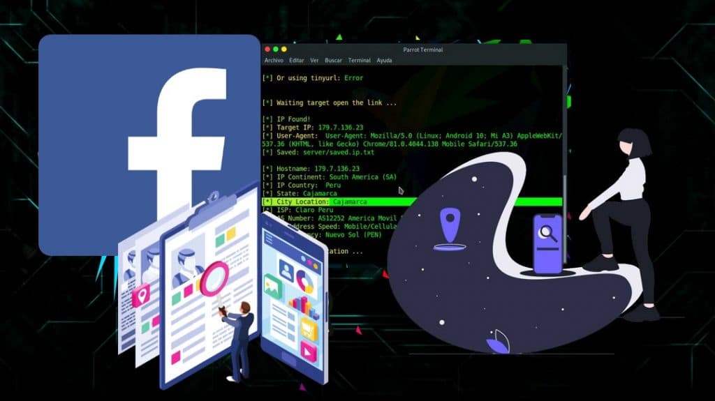 tracking ip address from facebook profile